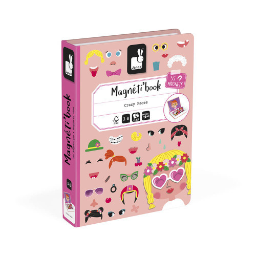[14129] Girl Crazy Faces - Magnetibook