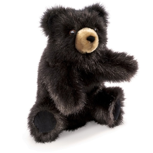 [3526] Baby Black Bear Puppet
