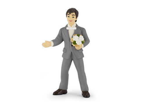 [7269] Groom with Bouquet 39012