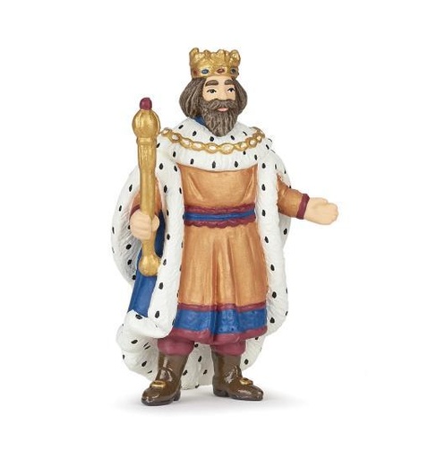 [12738] King with Gold Sceptre