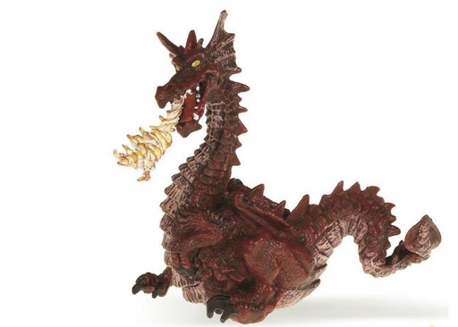 [14296] Red Dragon with Flame
