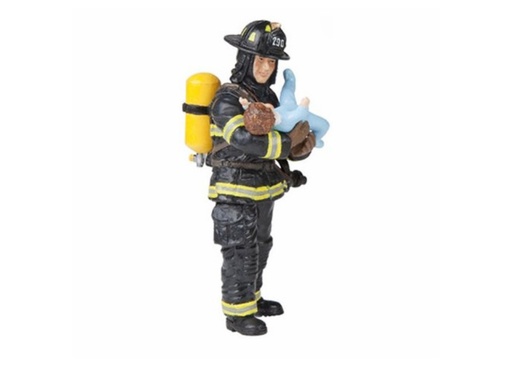 [15403] US Fireman with Baby