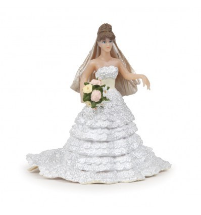 [8974] White Lace Bride