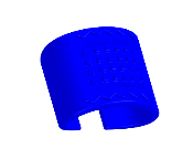 [6061] Blue Senso Band - Sensory Input On The Go Bracelet