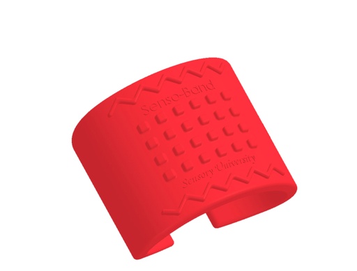 [6060] Red Senso Band - Sensory Input On The Go Bracelet