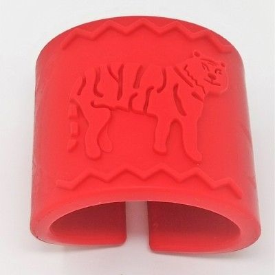 [6058] Red Tiger Arm Band Tactile