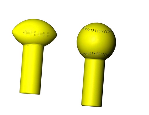 [8740] Sports Pencil Toppers - Chew STIXX