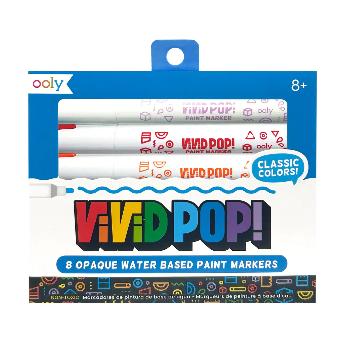 [17788] Vivid Pop! Water-Based Paint Markers (Set of 8)