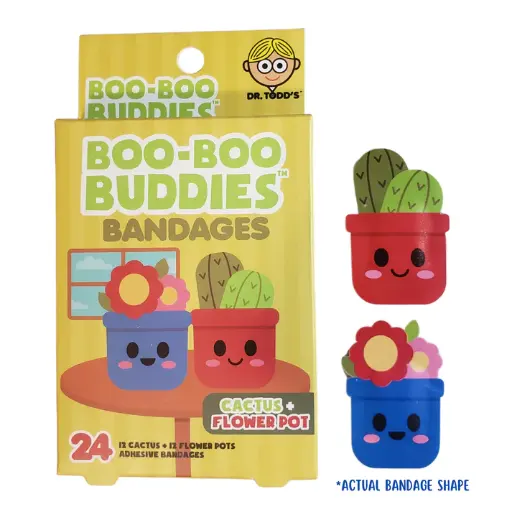 [18060] Cactus and Flower Pot Bandages