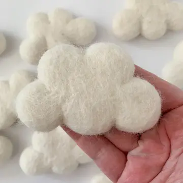 [18116] Cream Felt Cloud