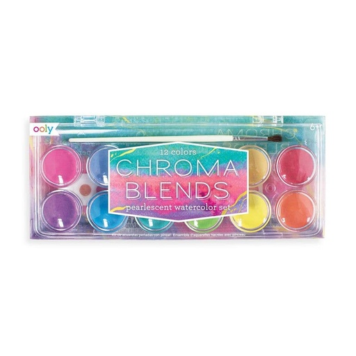 [19248] Chroma Blends Pearlescent Watercolors - 13pc Set