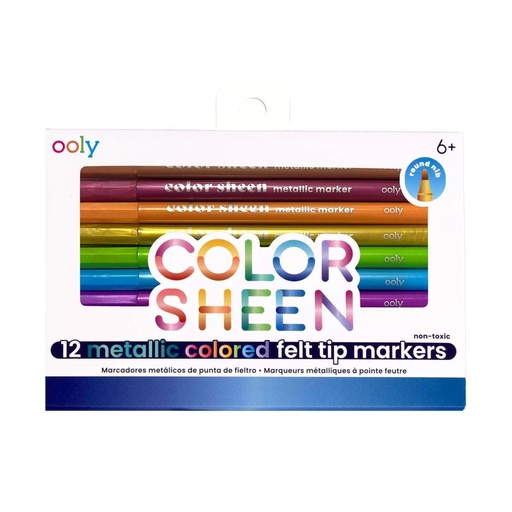 [19250] Colour Sheen Metallic Markers - 15pk