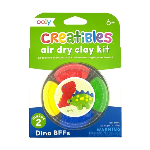 [19254] Creatibles D.I.Y. Air-Dry Clay Kit: Dinosaur BFFs