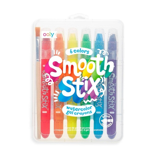 [19281] Smooth Stix Watercolor Gel Crayons - Set of 6