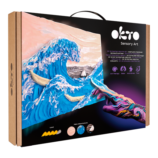 [20167] DIY 3D Creative Painting Set - The Great Wave off Kanagawa