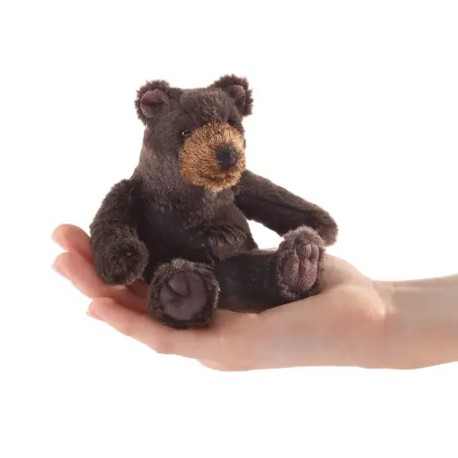 [20263] Mini Brown Bear Finger Puppet