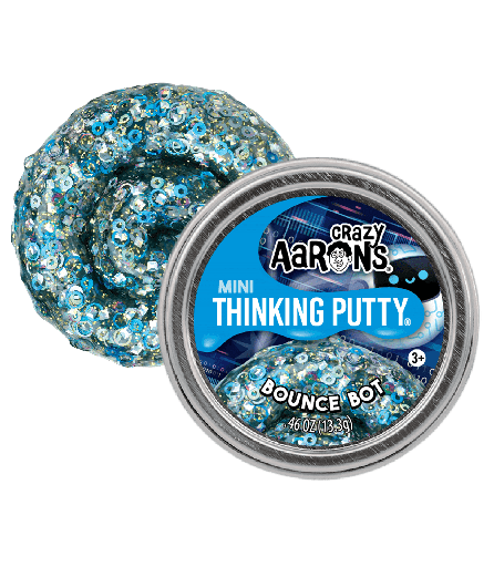 [20427] Mini Bounce Bot - 2" Thinking Putty Tin