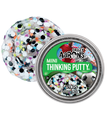 [20431] Mini Futbol - 2" Thinking Putty Tin