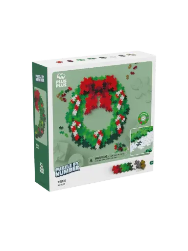 [20999] Christmas Wreath - 500pc Puzzle By Number