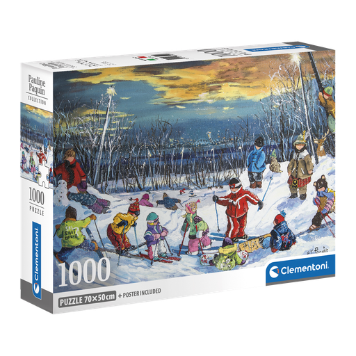 [21015] 1000pc Let's Go Skiing Together!