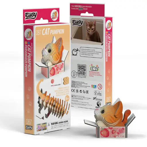 [21241] Cat - Pumpkin 3D Puzzle