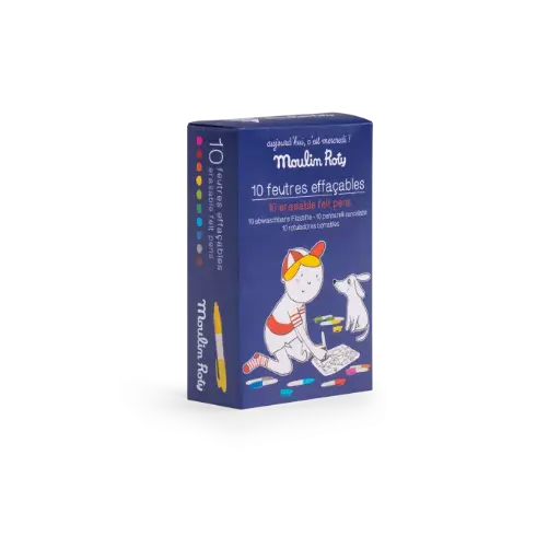 [21341] Erasable Felt Pens 10 - Moulin Roty 