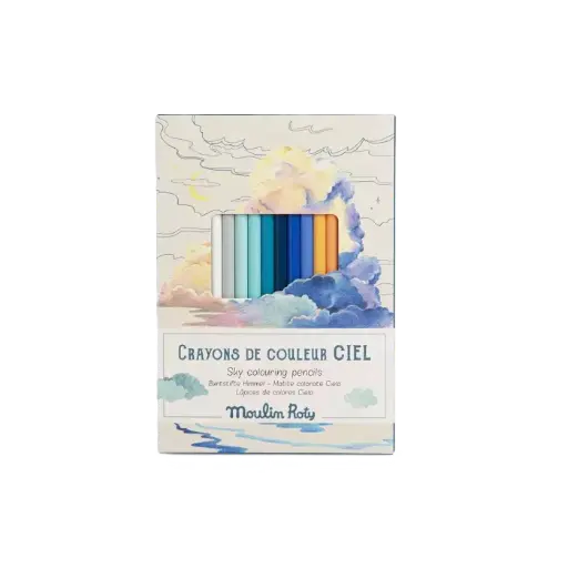 [21361] 12 SKY Colouring Pencils and Cards